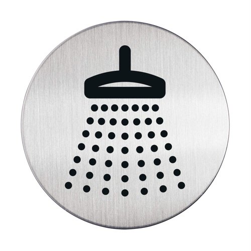 Durable PICTO 'Shower' Symbol 83mm