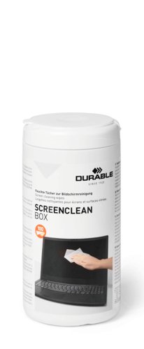 Durable SCREENCLEAN Tub 100 Wipes