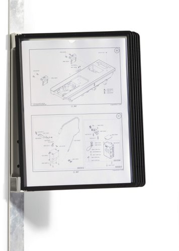 Durable VARIO Magnet Wall 5 A4 Black