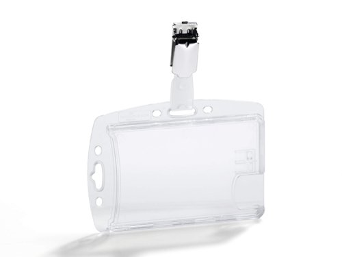 Durable ENCLOSED 2 ID Holder Clear