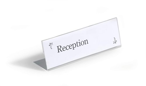 Durable Acrylic Name Plate 61x210mm