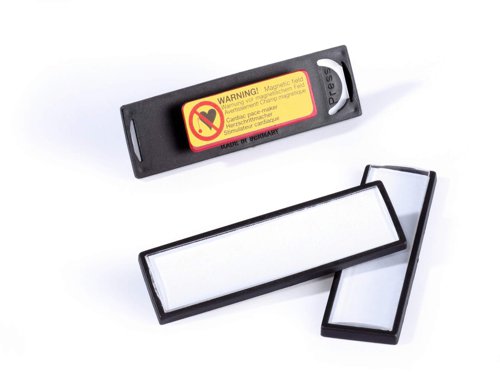 Durable Magnet Name Badge 17x67mm