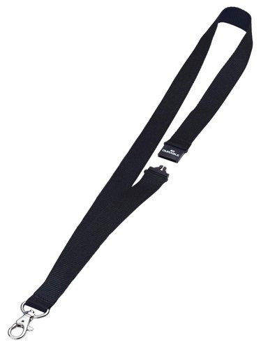 Durable Lanyard Black 20mm