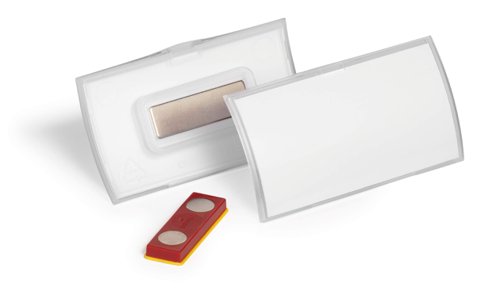 Durable CLICK FOLD Magnet Badge 40x75mm