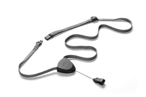 Durable FLEX Badge Reel Lanyard Black