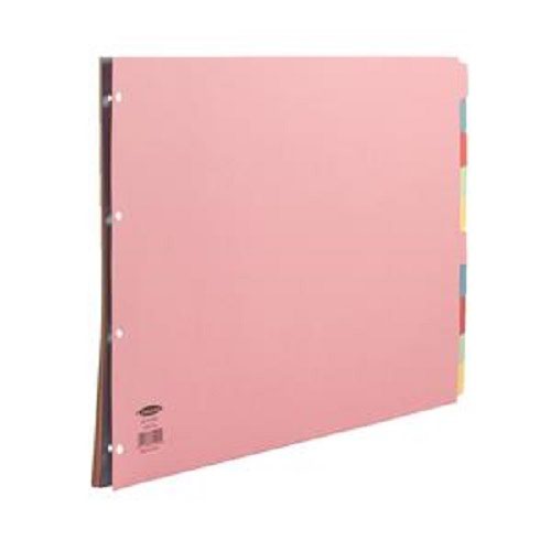 Concord Divider A3 Landscape 10 Part Assorted Index Divider