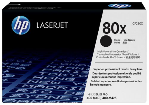 OEM HP CF280X Black 6900 Pages Original Toner 80X