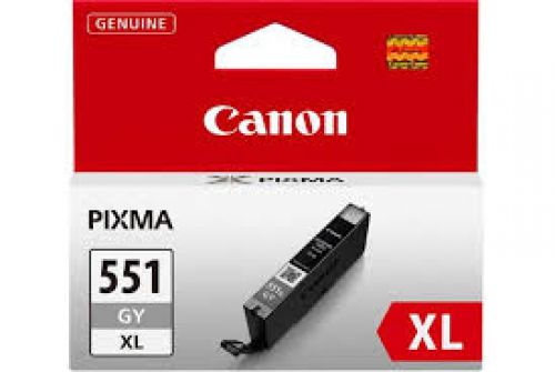 OEM Canon CLI-551GYXL Grey High Capacity Ink Cartridge 6447B001