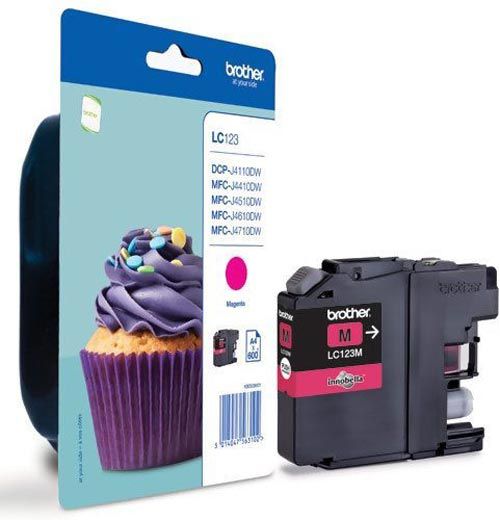 OEM Brother LC123M Cartridge Ink Magenta 600 Pages 5.9ml