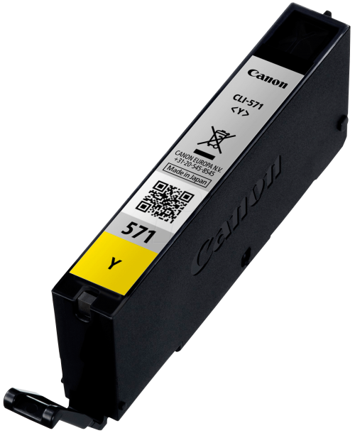 OEM Canon CLI-571Y Yellow Original Ink Cartridge 0388C001