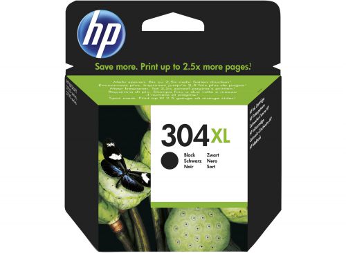 OEM HP 304XL High Capacity Black Ink Cartridge N9K08AE