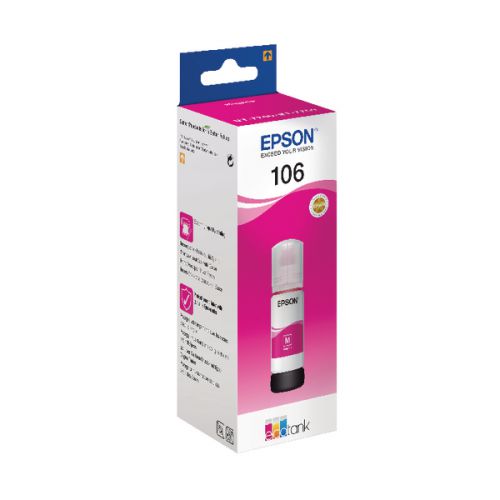 OEM Epson C13T00R340 (106) Ink Bottle Magenta 5K Pages 70ml