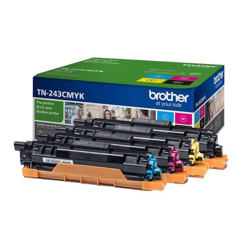 OEM Brother TN243CMYK 4 x 1000 Pages Original Toner Multipack