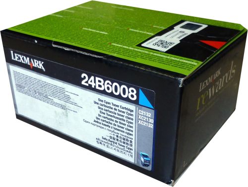 OEM Lexmark 24B6008 Cyan 3000 Pages Original Toner