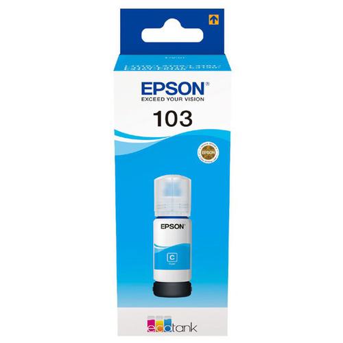 Epson C13T00S24A10 (103) Ink Bottle Cyan 4.5k Pages 70ml