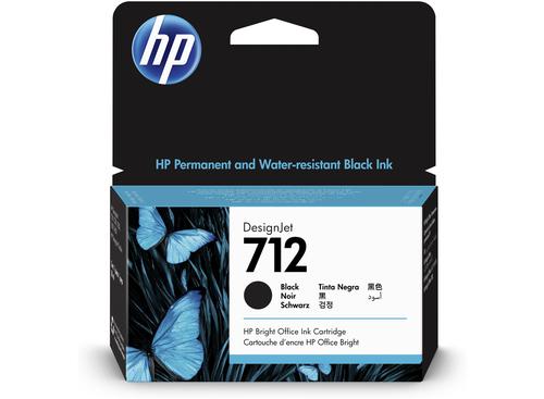 OEM HP 3ED70A /712 Black ink cartridge 38ml