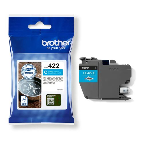 OEM Brother LC422C Cyan Ink Cartridge