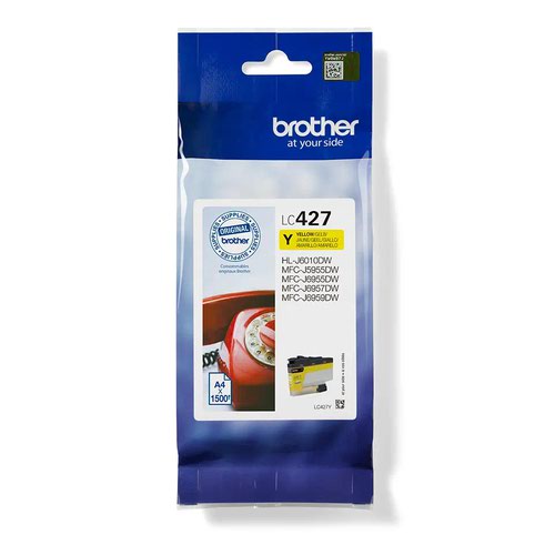 OEM Brother LC427Y Yellow Ink Cartridge