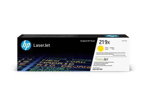 OEM HP W2192X/219X Yellow Toner Cartridge