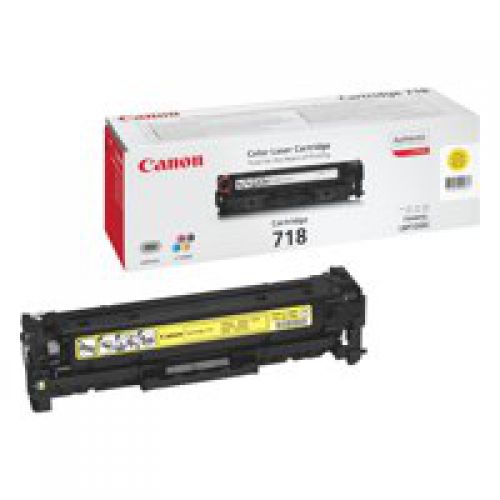 OEM Canon 2659B002 718Y Yellow 2900 Pages Original Toner