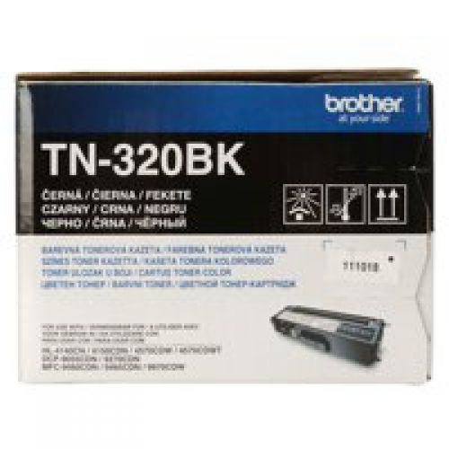 OEM Brother TN-320BK Black 2500 Pages Original Toner