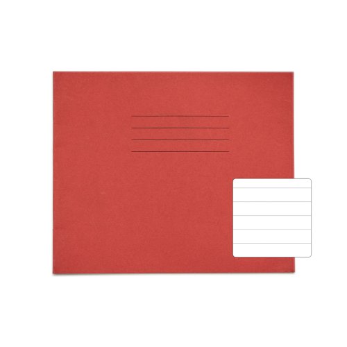 RHINO 138 x 165 Exercise Book 24 Page, Red, F15 (Pack of 100)