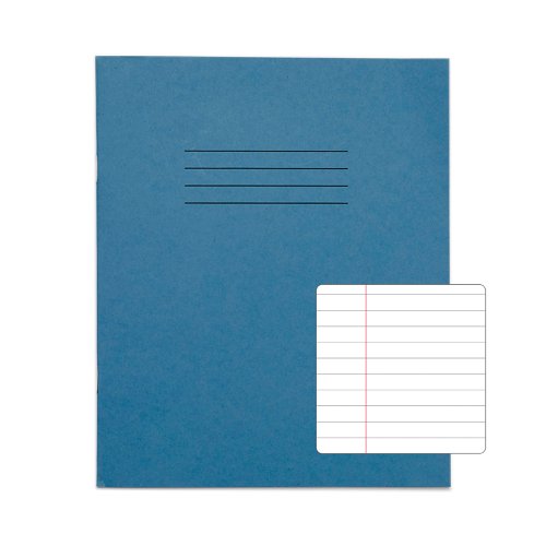 RHINO 8 x 6.5 Exercise Book 32 Page, Light Blue, F8M (Pack of 100)