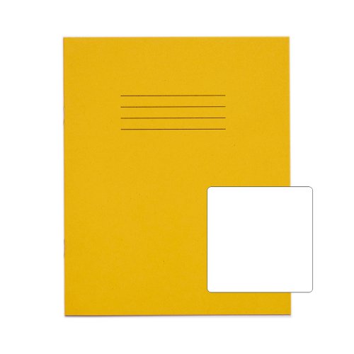 RHINO 8 x 6.5 Exercise Book 48 Page, Yellow, B (Pack of 100)