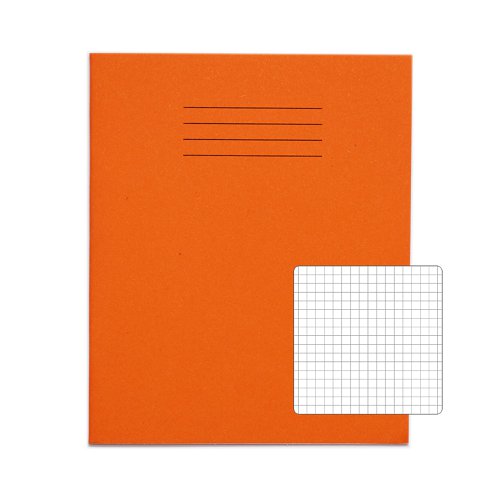 VEX544-206-4: RHINO 8 x 6.5 Exercise Book 80 Page Orange (Pack of 10)