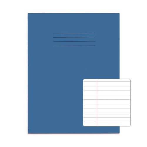 RHINO 9 x 7 Exercise Book 48 Page, Light Blue, F8M (Pack of 100)
