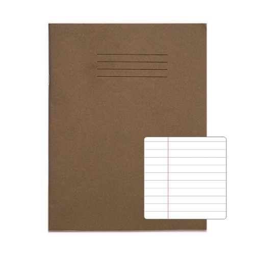 RHINO 9 x 7 Exercise Book 80 Page, Grey, F8M (Pack of 100)
