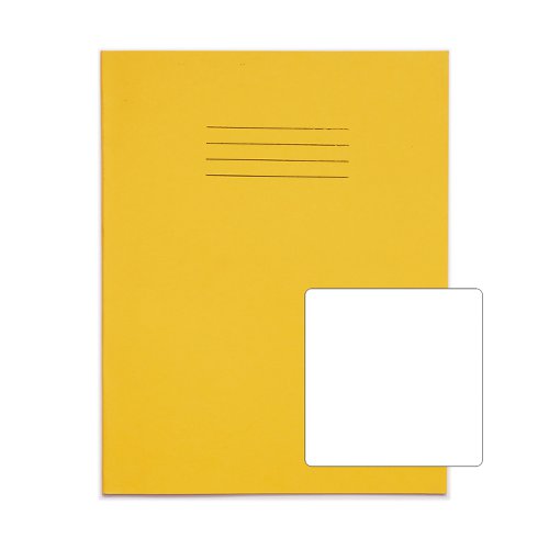 RHINO 9 x 7 Exercise Book 80 Page, Yellow, B (Pack of 100)