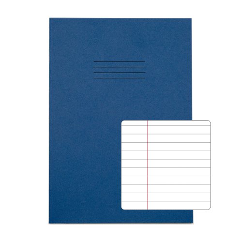 RHINO A4 Exercise Book 64 Page, Dark Blue, F8M (Pack of 50)