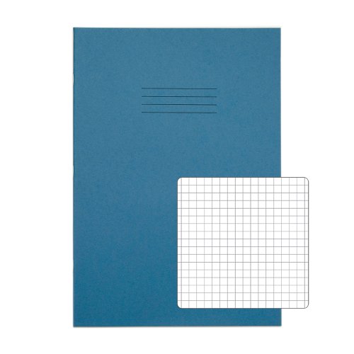 RHINO A4 Exercise Book 80 Page, Light Blue, S5 (Pack of 10)
