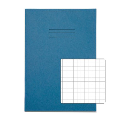 RHINO A4 Exercise Book 80 Page, Light Blue, S7 (Pack of 10)