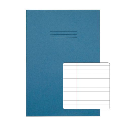 RHINO A4 Exercise Book 80 Page, Light Blue, F8M (Pack of 10)
