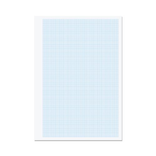 RHINO A4 Graph Paper 500 Leaf, 1:5:10 Graph Ruling (Pack of 5)