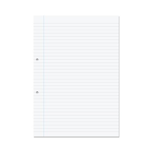 Rhino A4 Punched Exercise Paper 500 Leaf, F8M (Pack of 5)