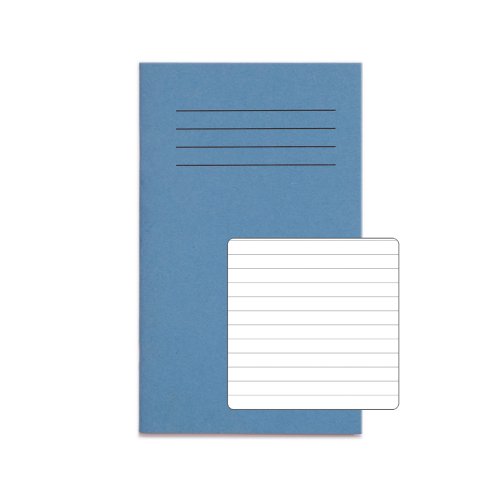 RHINO A6+ Exercise Book 48 Page, Blue Light, F7 (Pack of 100)