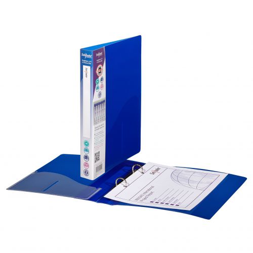 RingBinder 2/15 'O' Ring A5 Electra Blue- 10 Binders