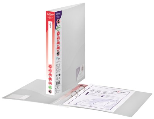 RingBinder 2/25 'O' Ring A4 Clear- 10 Binders