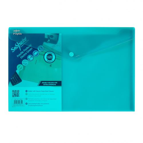 Polyfile Foolscap Electra Green- 5 Files