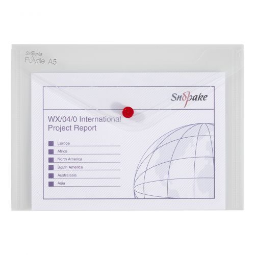 Polyfile A5 Clear- 5 Files