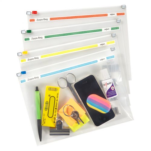 Zippa Bag A5 Assorted- 25 Bags