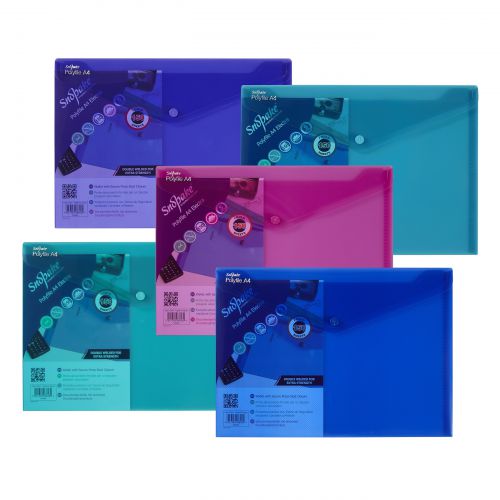 Polyfile A4 Electra Assorted- 5 Files
