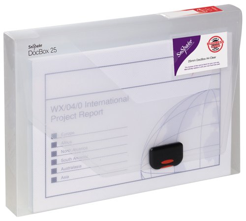 GRS DocBox 25 A4 Clear- 1 Box