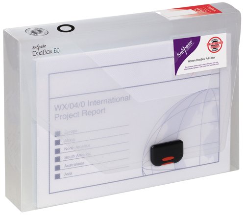 GRS DocBox 60 A4 Clear- 1 Box