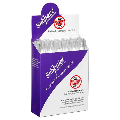 PinPoint ST Correction Pen 7ml Display Box- 12 Pens