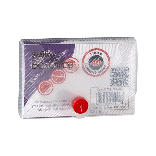 BoxOffice Business Card Size Clear- 5 Boxes