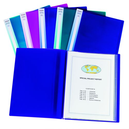 Display Book 24 pocket / 48 sides to view A3 Electra Assorted- 5 Books
